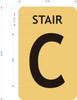 STAIR C  - STAIRWELL NUMBER  Signage
