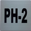 Signage Apartment number PH-2