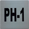 Sign Apartment number PH-1