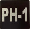 Sign Apartment number PH-1