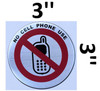 SIGN No Cell Phone Our Sticker