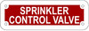 SPRINKLER CONTROL VALVE Sign