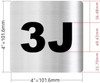 Apartment number 3J  - UNIT NUMBER 3J  (SILVER, DOUBLE SIDED TAPE) -Broadway Line