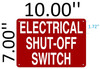 SIGN ELECTRICAL SHUT OFF SWITCH