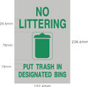 NO LITTERING