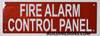 FIRE ALARM CONTROL PANEL SIGNAGE