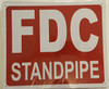 FDC STANDPIPE SIGNAGE -