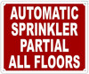 SPRINKLER CONTROL VALVE SIGNAGE