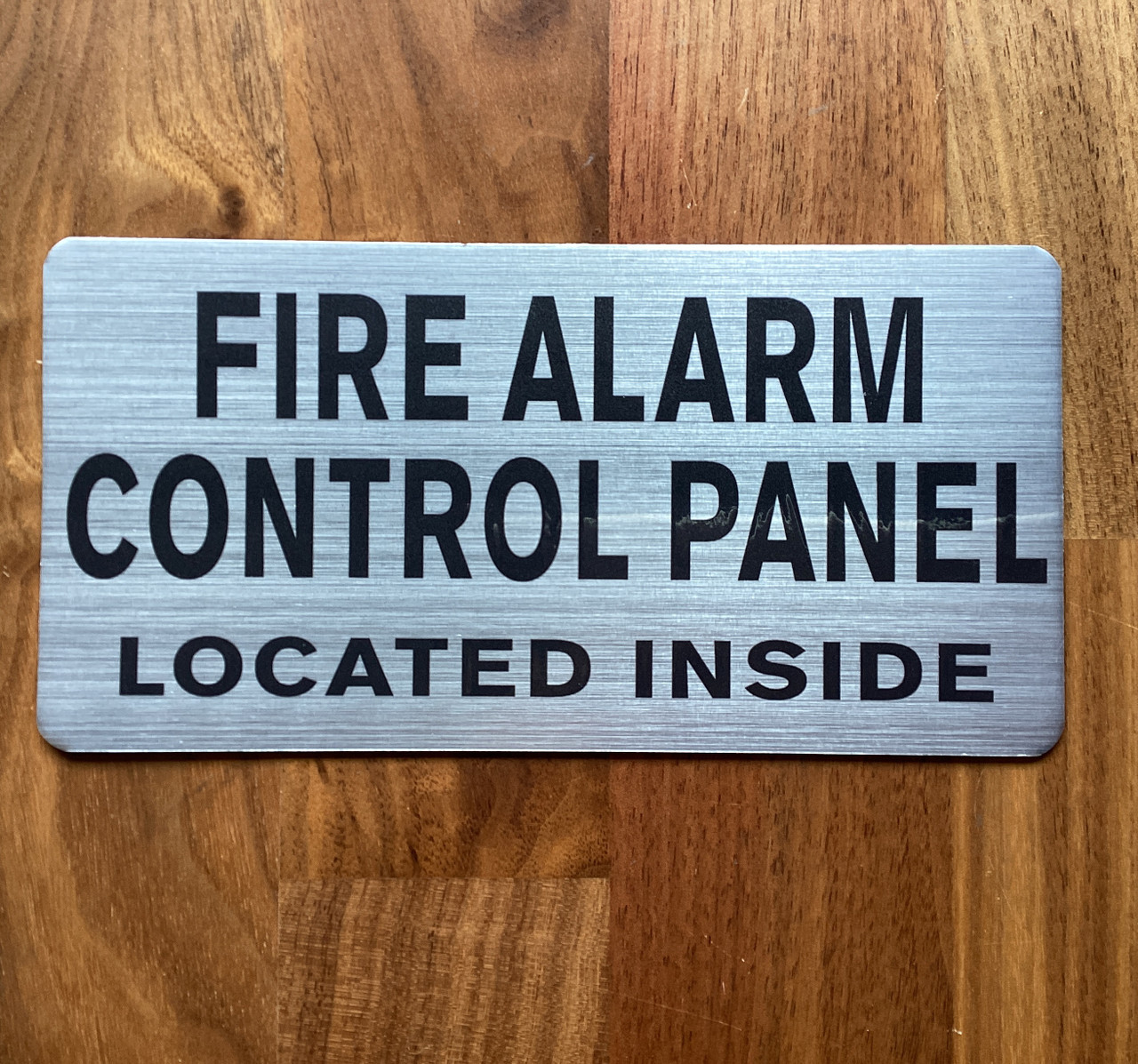 Openwrt Control Panel Fire Alarm Control Panel Located Inside Sign, 4X8 inch,Silver,Aluminum ...