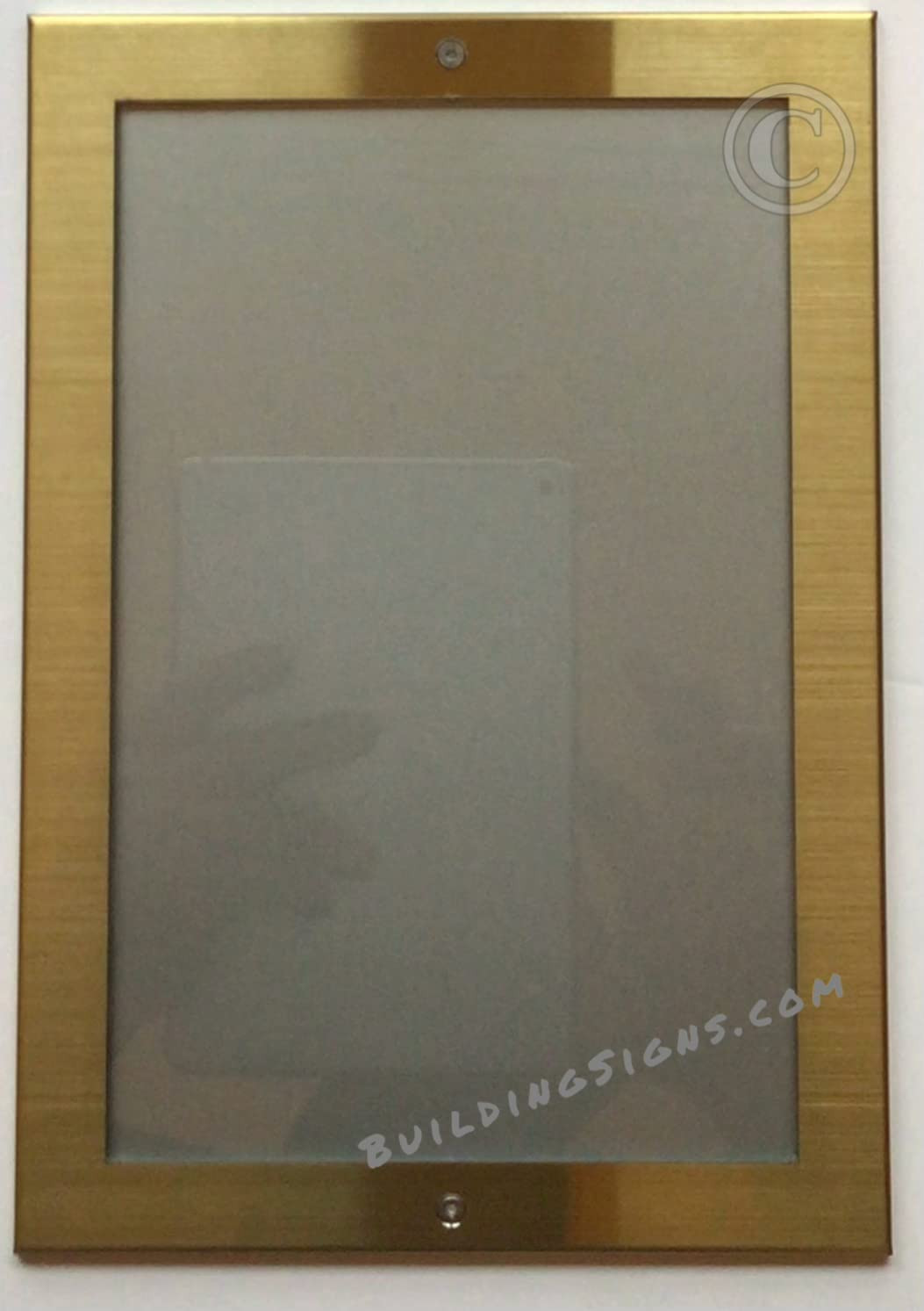 Elevator Certificate Frame Front Load