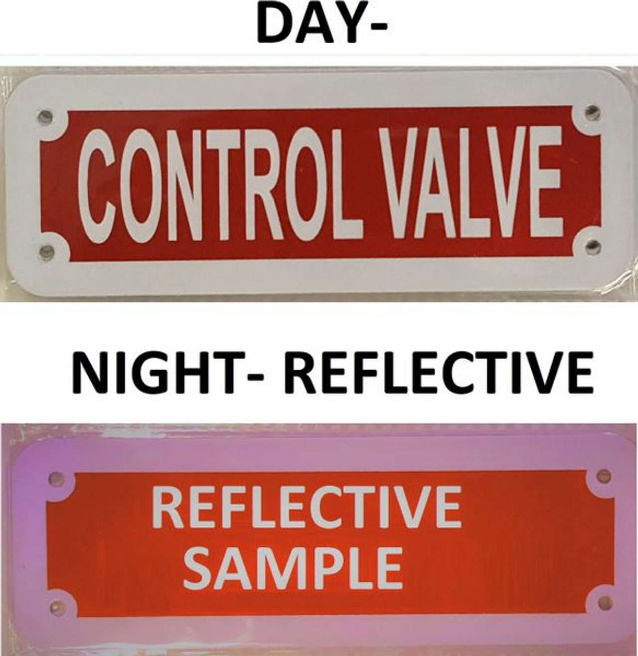 CONTROL VALVE Sign