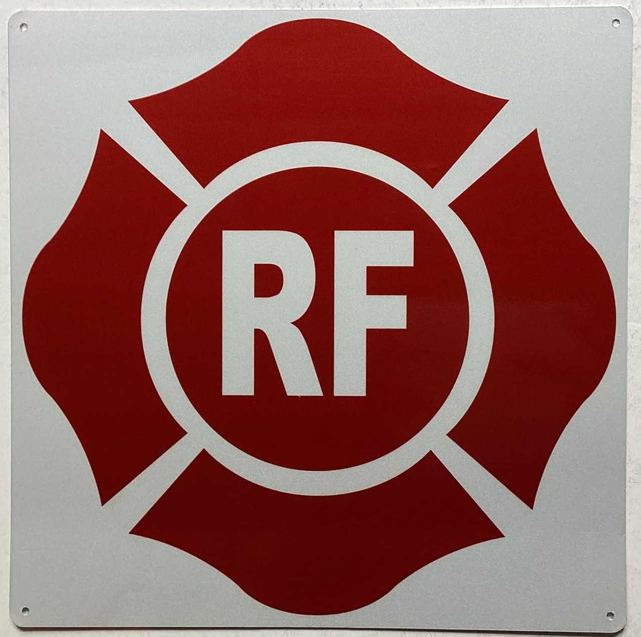 Rfs Sign RF Roof Floor Truss Construction Sign, RF Sign (REFLECTIVE, WHITE ...