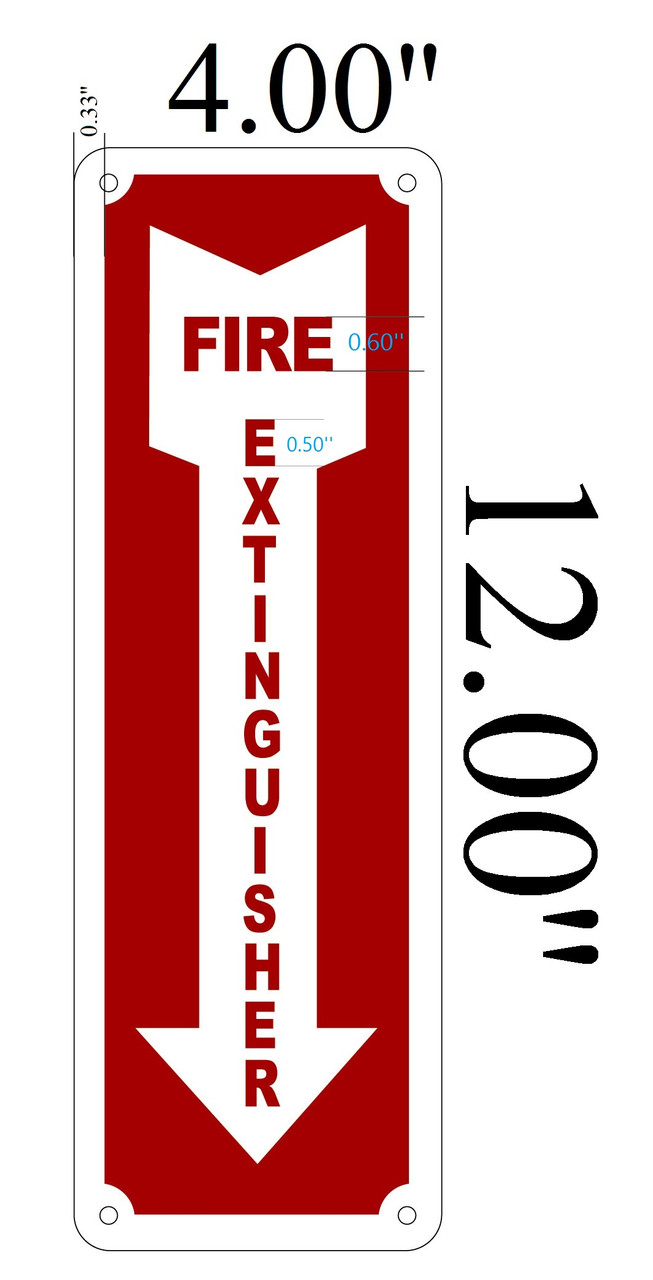 Fire Extinguisher with Arrow Down Fire and Safety Sign fire-extinguisher-with-arrow-down-fire-and-safety-sign