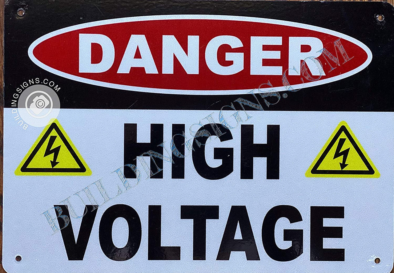 danger high voltage symbol