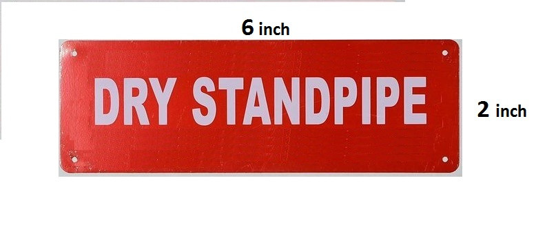 Dry Standpipe Sign