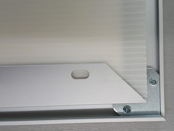 Triangular Inspection Frame HPD Inspection Frame White 6 x 9 (Heavy Duty - Aluminum)