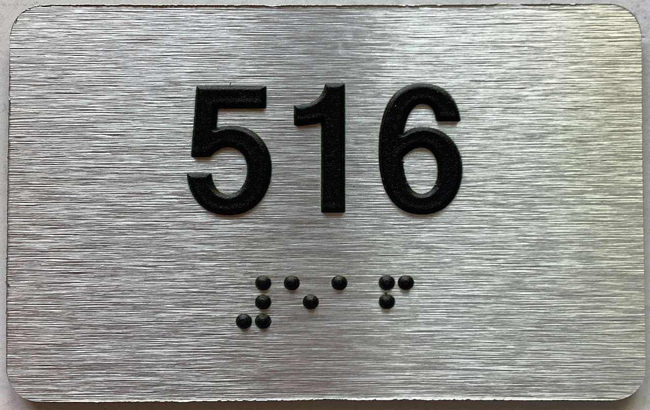 アスティエ John Derian Numbers プラッター ナンバー 数字 Apartment number 516 sign -Unit Number 516 sign / Suite 516 sign