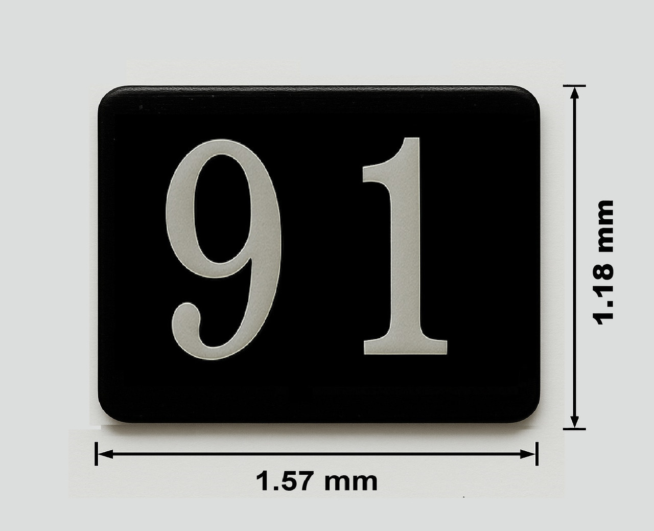 Locker Number Signs
