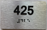 Apartment number 425 sign -Unit Number 425 sign / Suite 425 sign ...