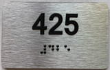 Apartment number 425 sign -Unit Number 425 sign / Suite 425 sign ...