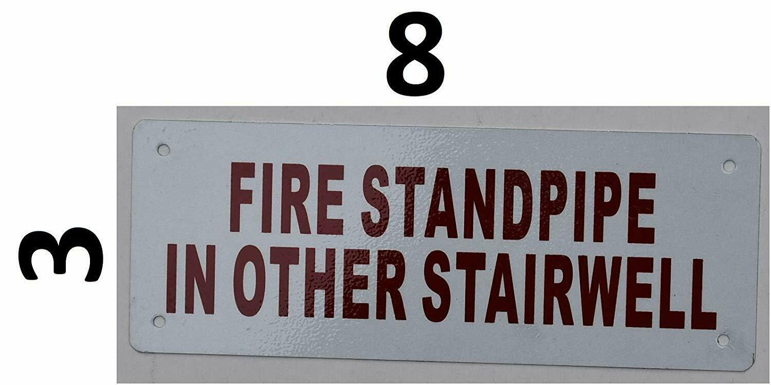 FIRE Standpipe in Other STAIRWELL Sign