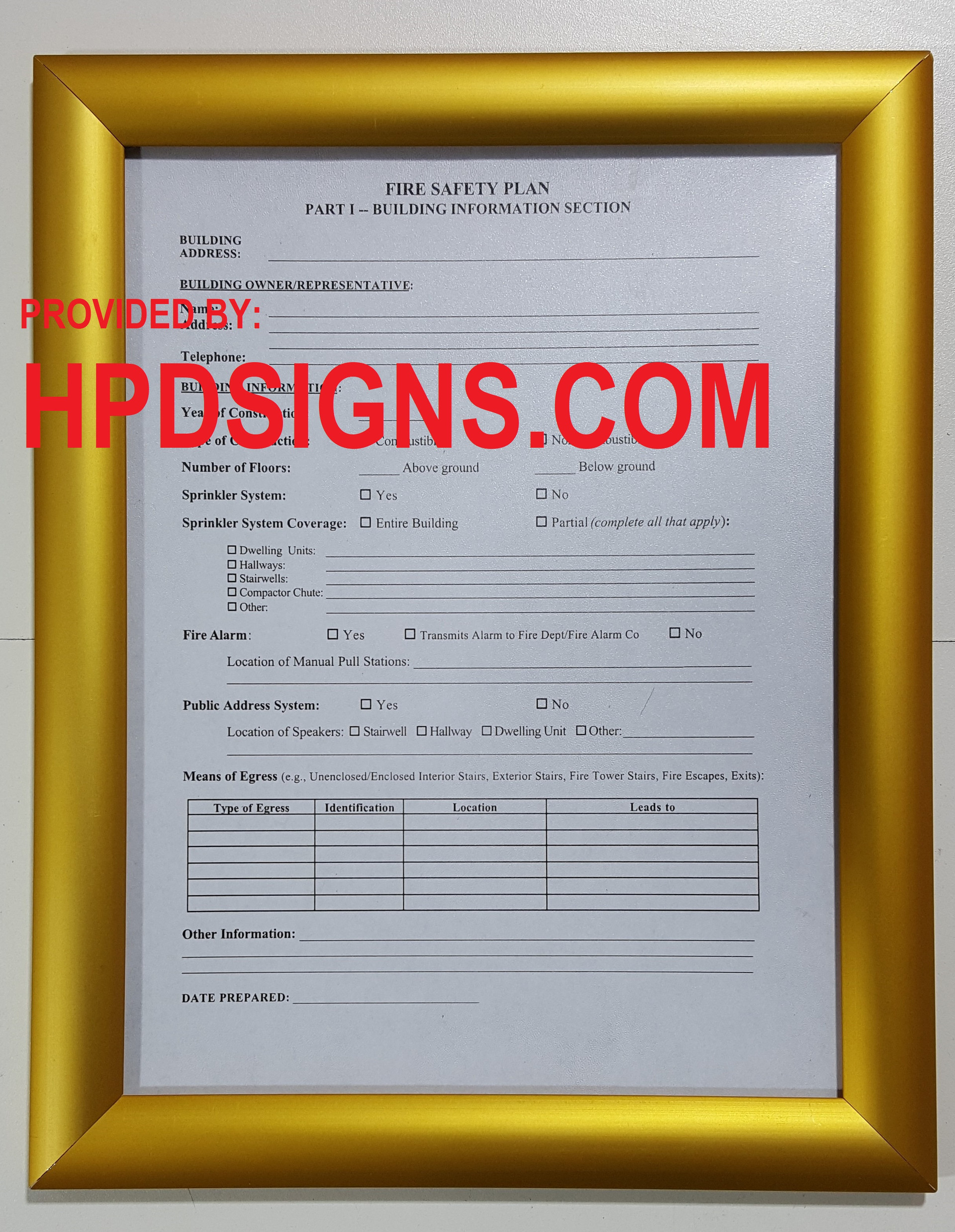 hpd-bedbug-annual-filing-receipt-frame