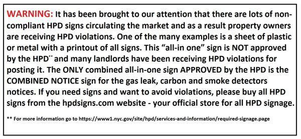 HPD NYC FIRE SAFETY PLAN