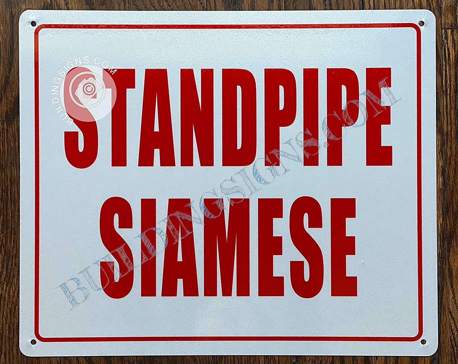Dry PRESSURIZED Standpipe Sign
