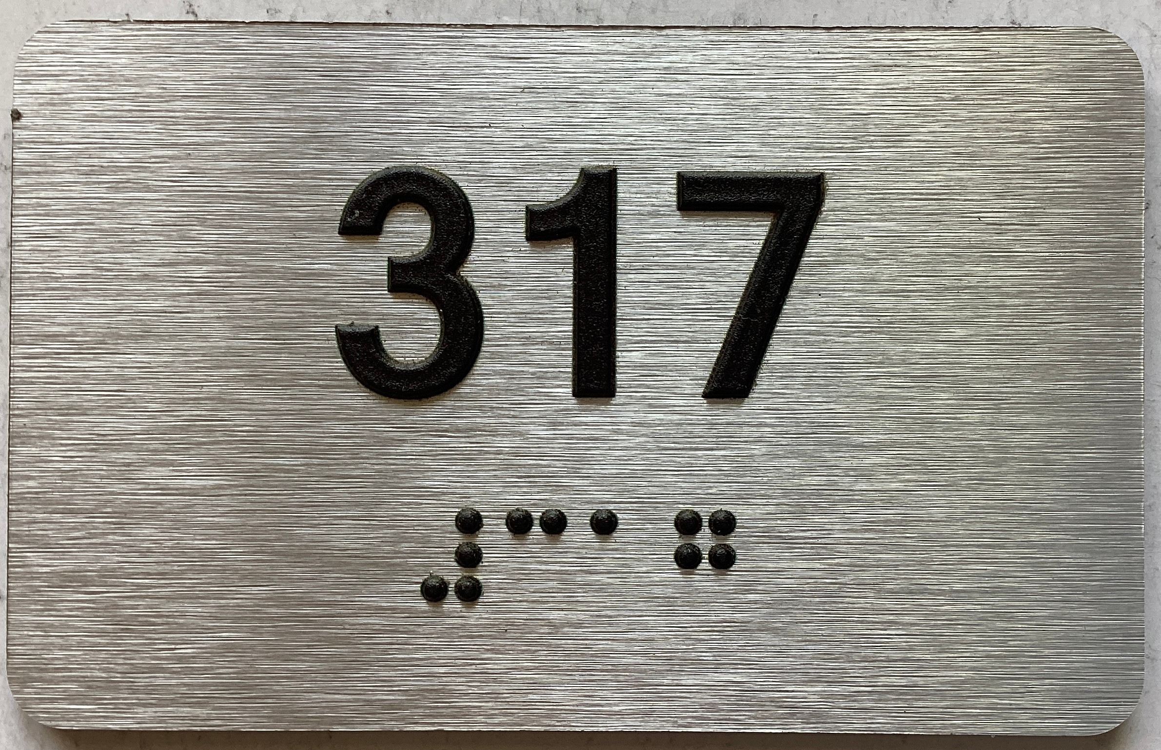 Apartment number 317 sign -Unit Number 317 sign / Suite 317 sign ...