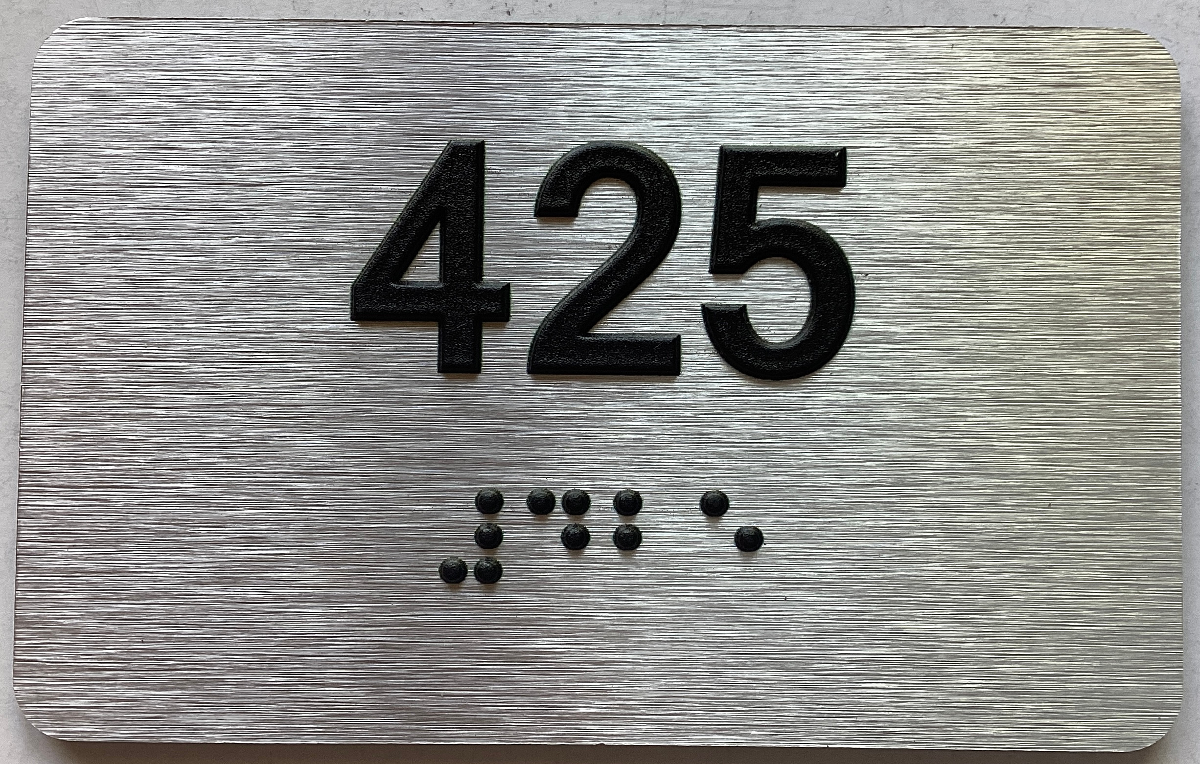 Apartment number 425 sign -Unit Number 425 sign / Suite 425 sign ...