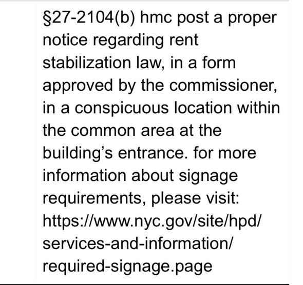 hpd 27-2104(b) violation hpd