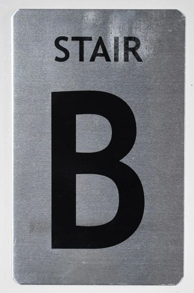 Stair B Sign