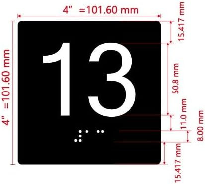 NYC ELEVATOR FLOOR NUMBER THE LEXINGTON AVE LINE  (13TH FLOOR) SIGN