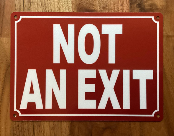 NYC NOT AN EXIT SIGN
