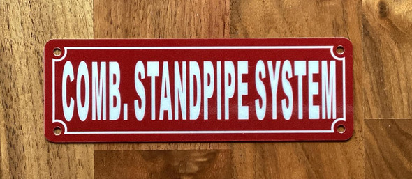 NYC COMBINATION STANDPIPE SYSTEM SIGN