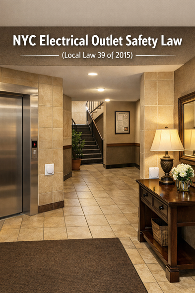 NYC Electrical Outlet Safety Law – Summary (Local Law 39 of 2015)