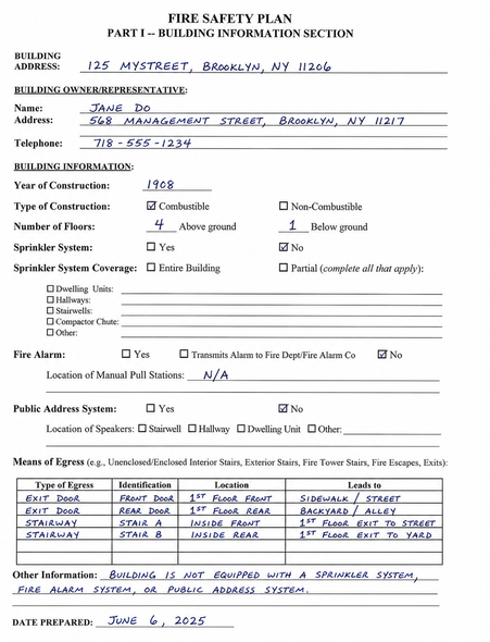 fdny Building Emergency Preparedness Guide (pdf)