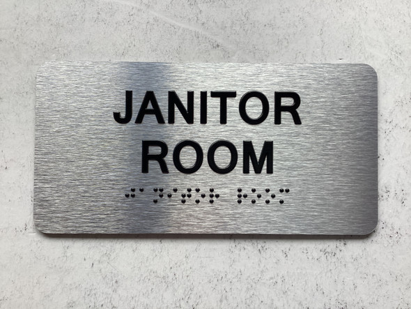 JANITOR ROOM Sign