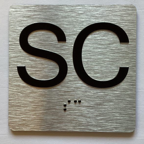 Elevator floor number/ elevator Jamb plate SC Sign