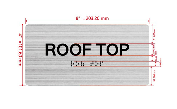 Rooftop Sign with Raised Letters & Grade 2 Hpd Sign