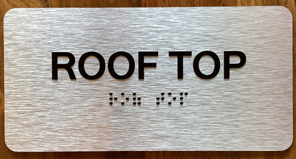 Rooftop Sign with Raised Letters & Grade 2 Sign