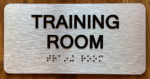 Training Room Sign with Raised Letters & Grade 2 Sign