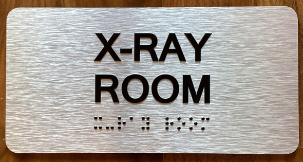 X-Ray Room Sign with Raised Letters & Grade 2 Sign