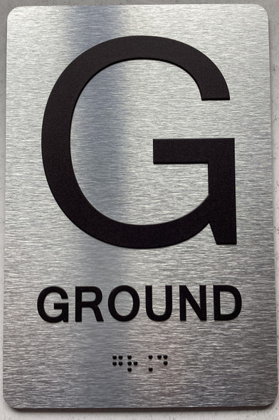 FLOOR G- GROUND Sign