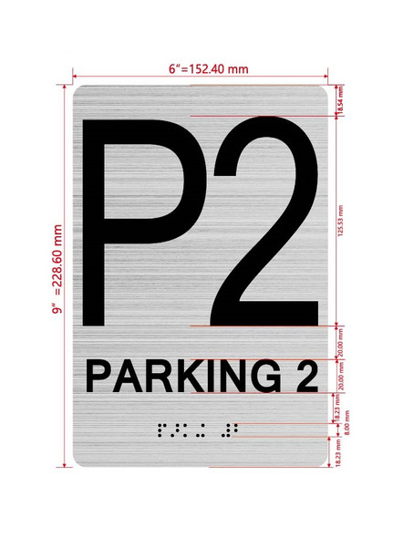 FLOOR P2 - PARKING 2 Hpd Sign