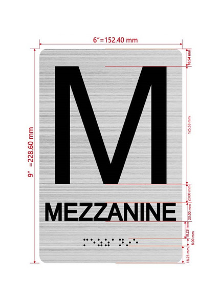 FLOOR M MEZZANINE Hpd Sign