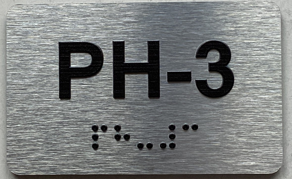 APT# PH-3 SILVER Sign
