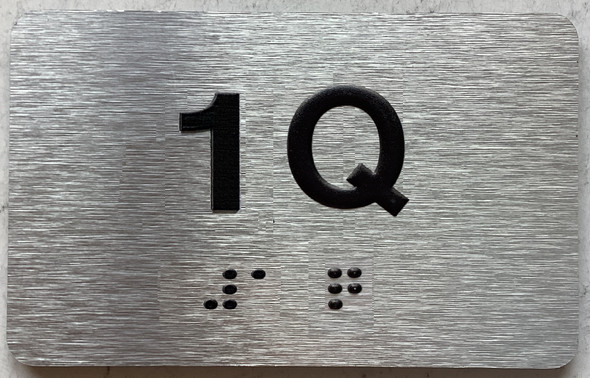 APT# 1Q SILVER Sign