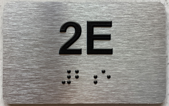 APT# 2E SILVER Sign