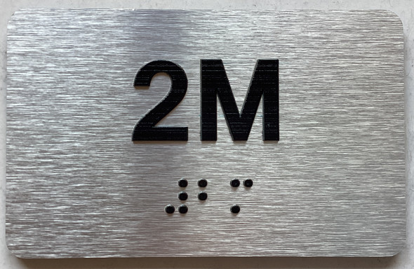 APT# 2M SILVER Sign